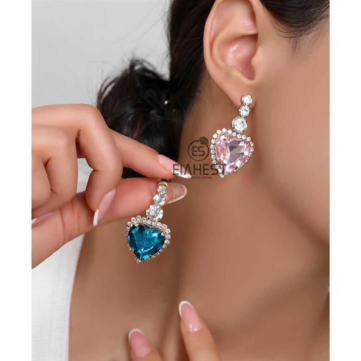 گوشواره نگین دار JE429